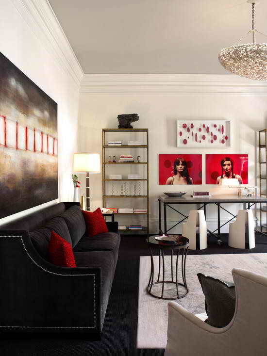 تصميمات غرفة معيشة تجمع بين الكلاسيكية والمودرن في قالب جديد